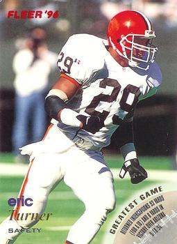 Eric Turner Baltimore Ravens 1996 Fleer NFL #13